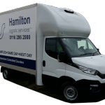 Hamilton Logistics Services refrigerated vans
